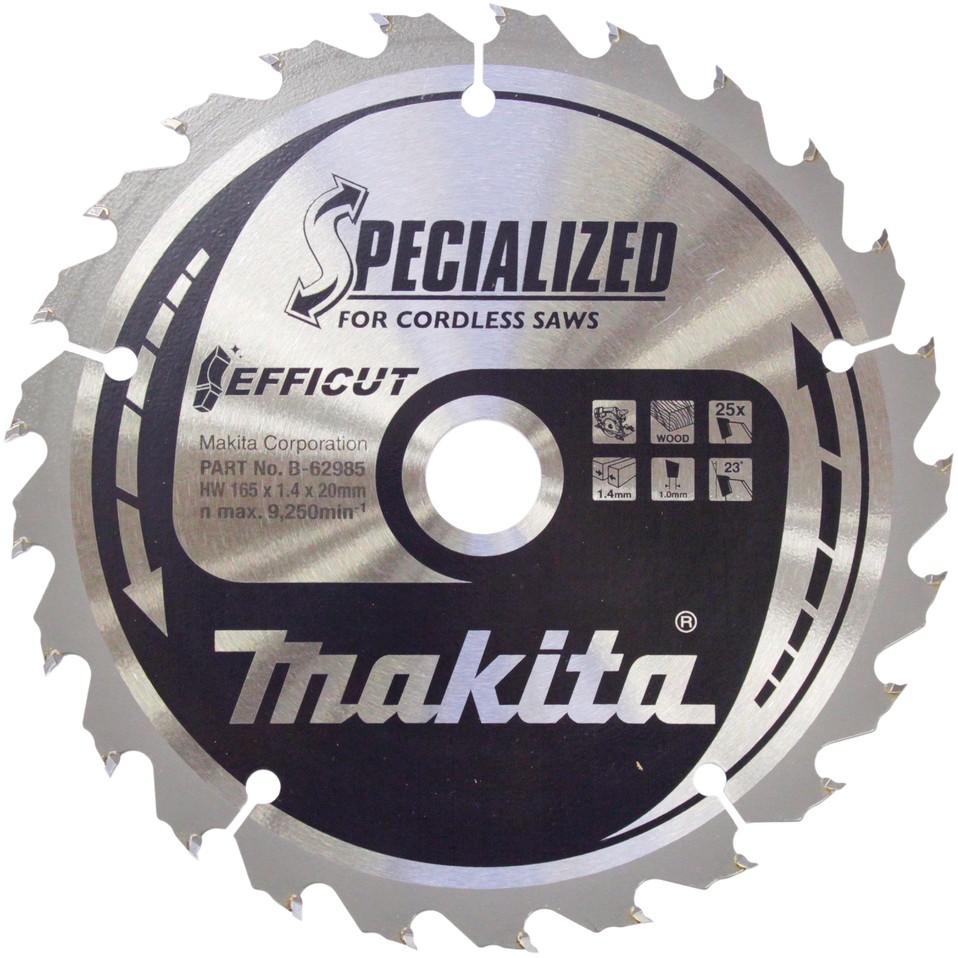 Makita B-62985 EFFICUT Sgeb.165x20x25Z