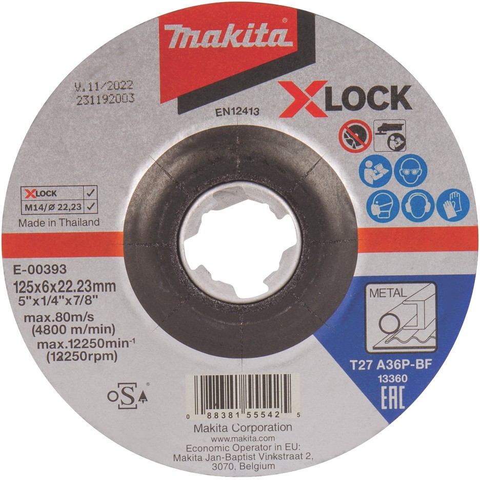 Makita E-00393 Schruppscheibe 125x6mm Stahl