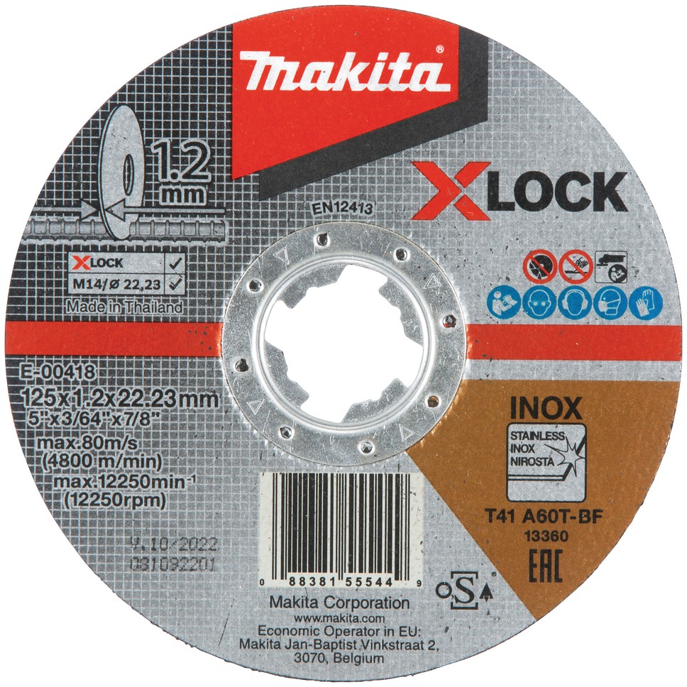 Makita E-00418 Trennscheibe 125x1.2mm INOX