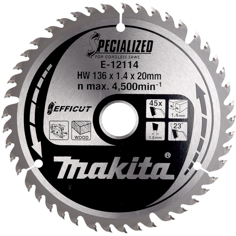 Makita EFFICUT Sägeblatt 136x20x45Z
