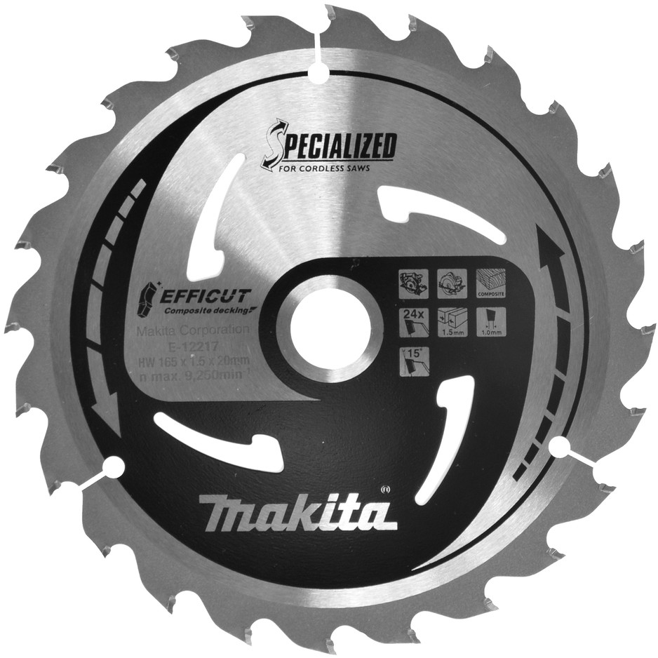 Makita EFFICUT Sägeblatt 165x20x24Z