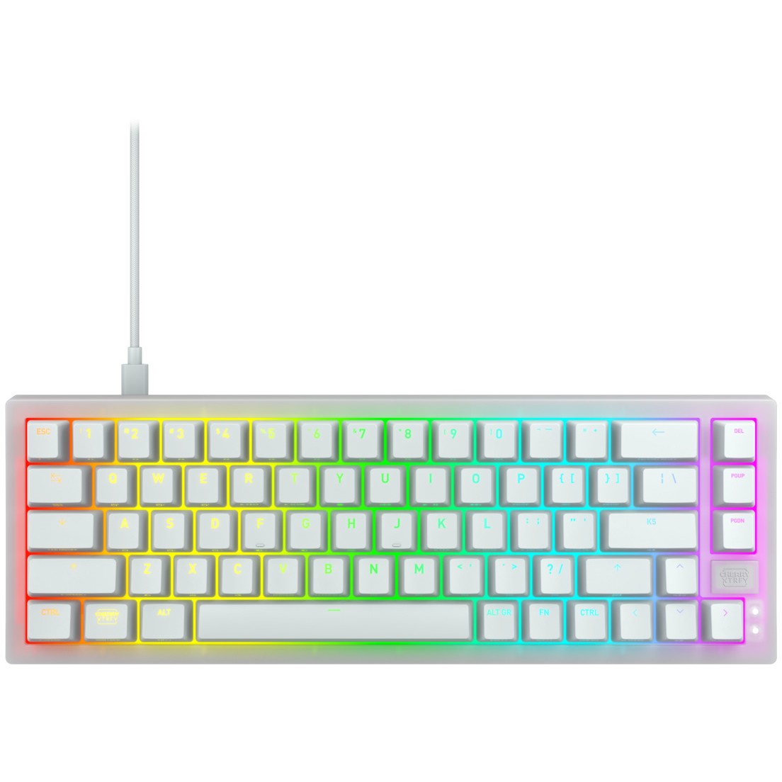 Cherry XTRFY K5V2 Corded US-Layout weiß MX Red