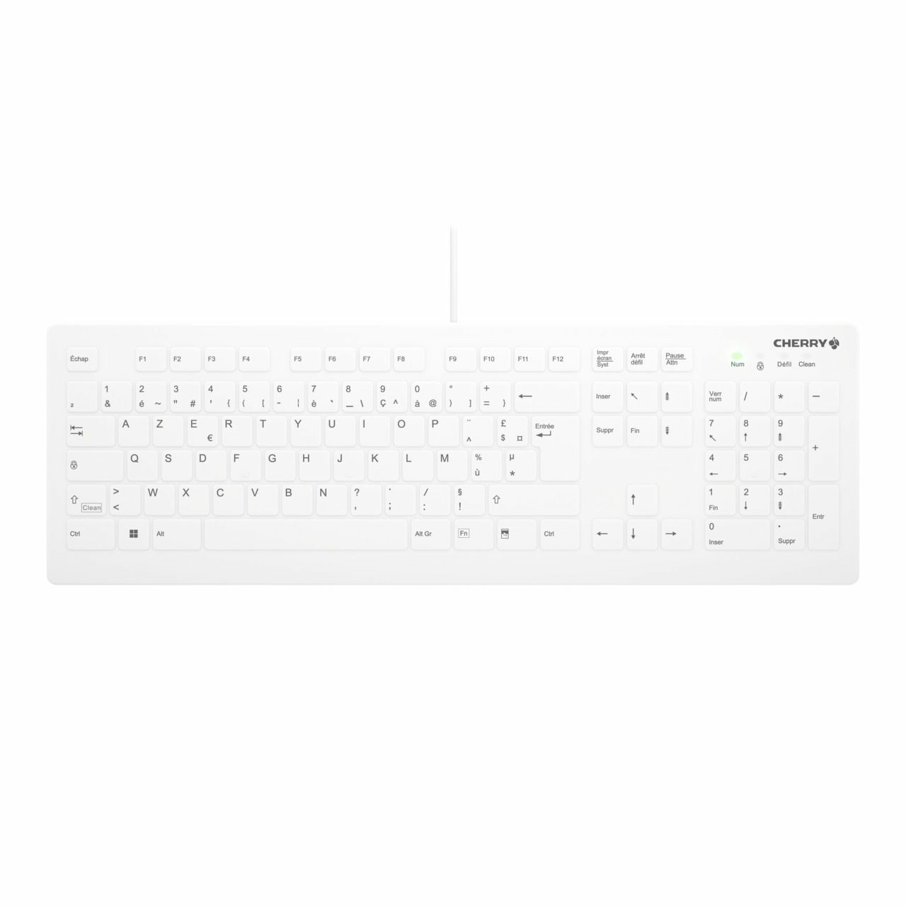 AK-C8112 MEDICAL KEYBOARD WHITE