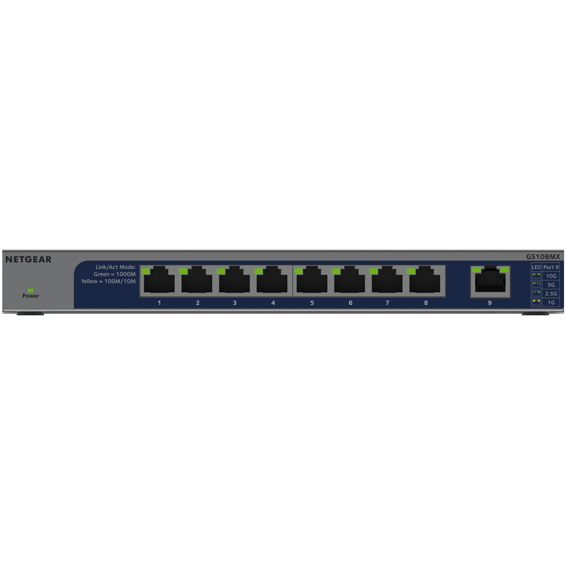 NETGEAR Switch 8x GE GS108MX unmanaged