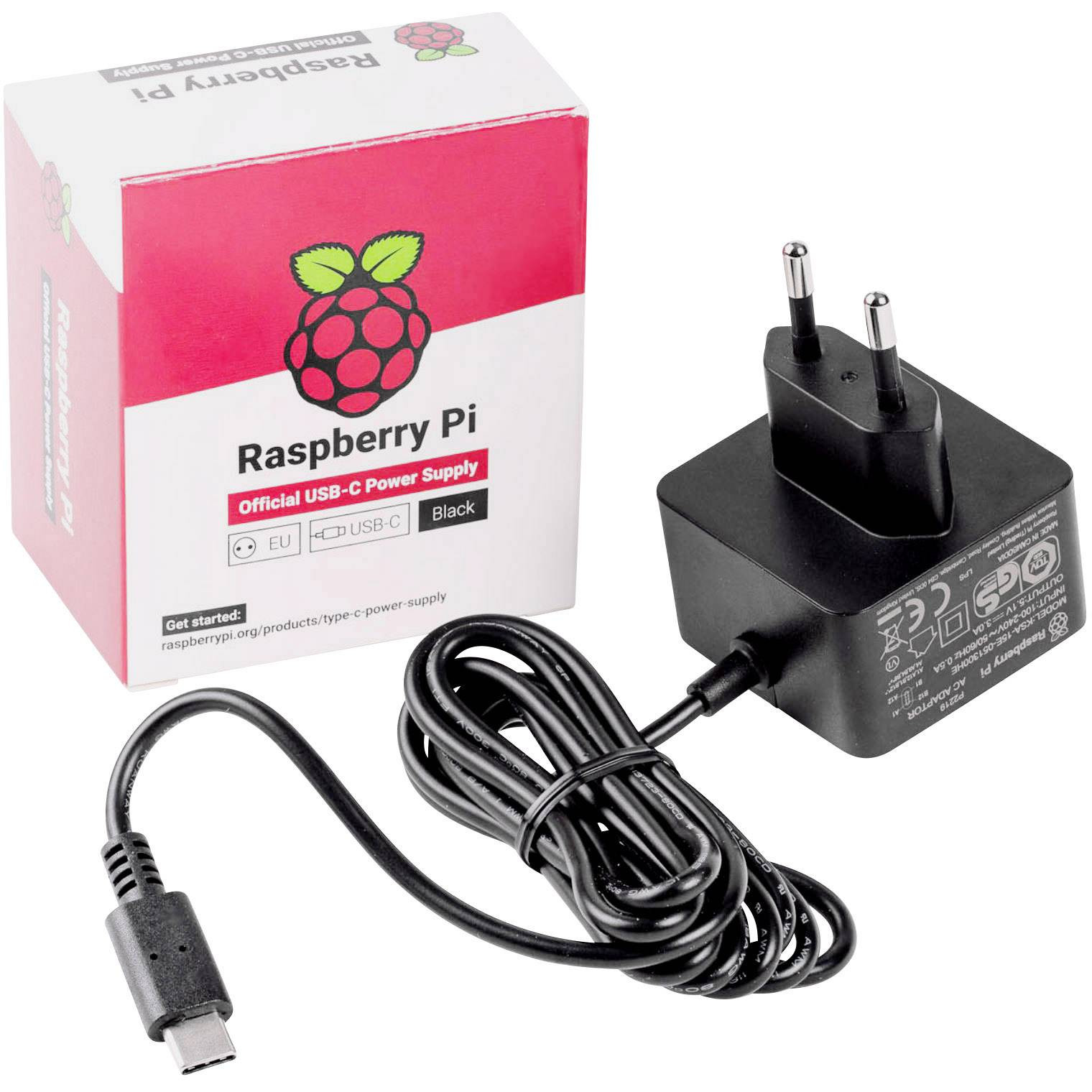 Pi 5 Netzteil / schwarz / 27W / USB-C