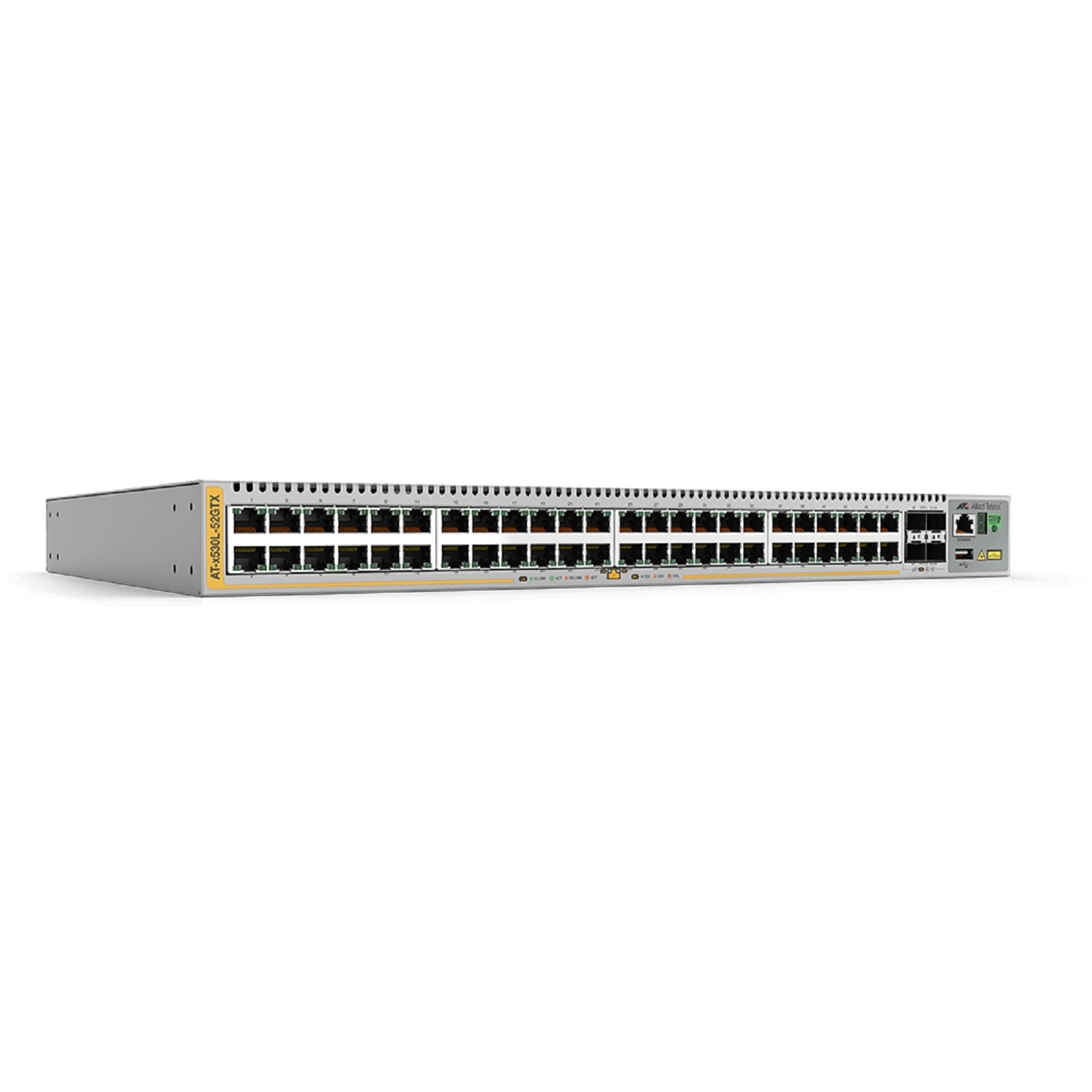 ALLIED 48-port 10/100/1000T stackable switch 4 SFP+ ports 2 fixed power supplies