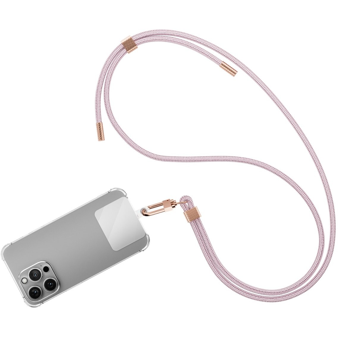 4smarts Universal Necklace PhonoLace. rose/ gold