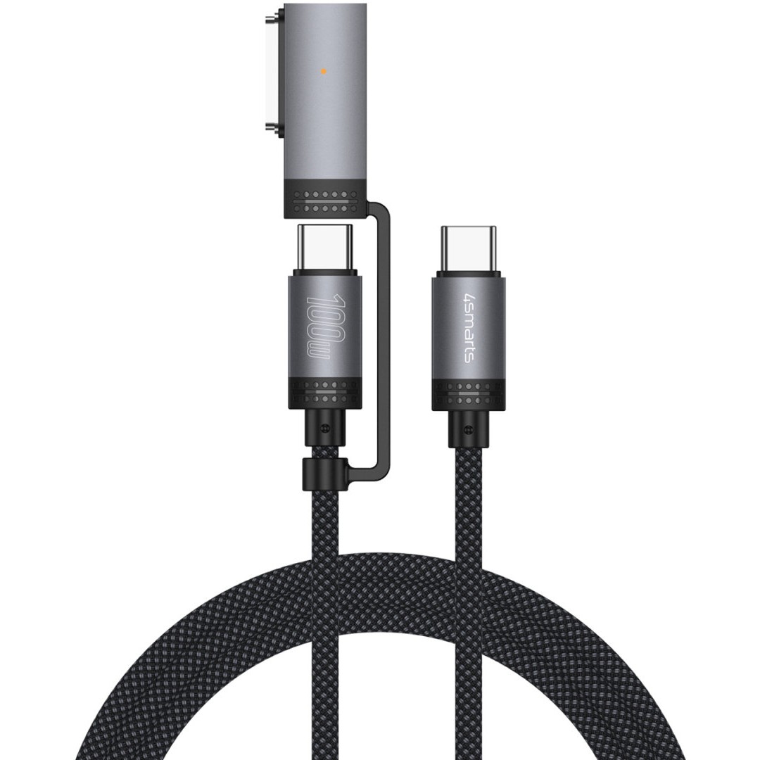 4smarts MagSafe 3 Adapter und USB-C Kabel ComboCord 100W 2m