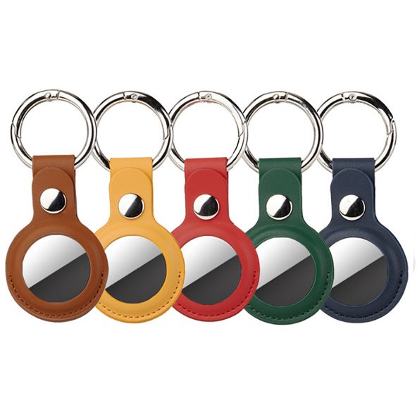 4smarts Kunstleder Case Set AirTag 5 Stk (farblich gemischt)
