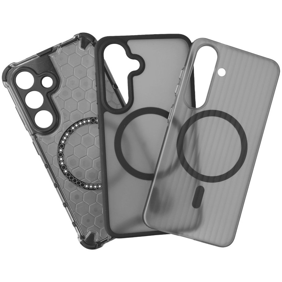 4smarts Qi2 Upgrade 3er Cover Set fr Samsung Galaxy S25