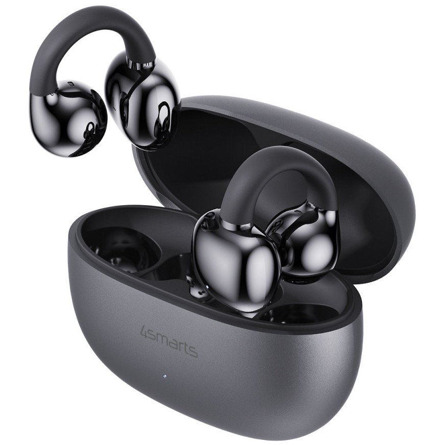 4smarts Open Ear Bluetooth Kopfhrer SkyBuds Clip spacegrau