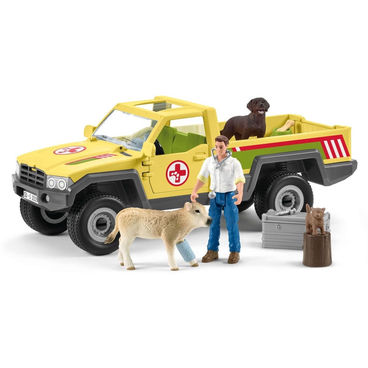 Schleich Farm World 42503 Tierarztbesuch Bauernhof