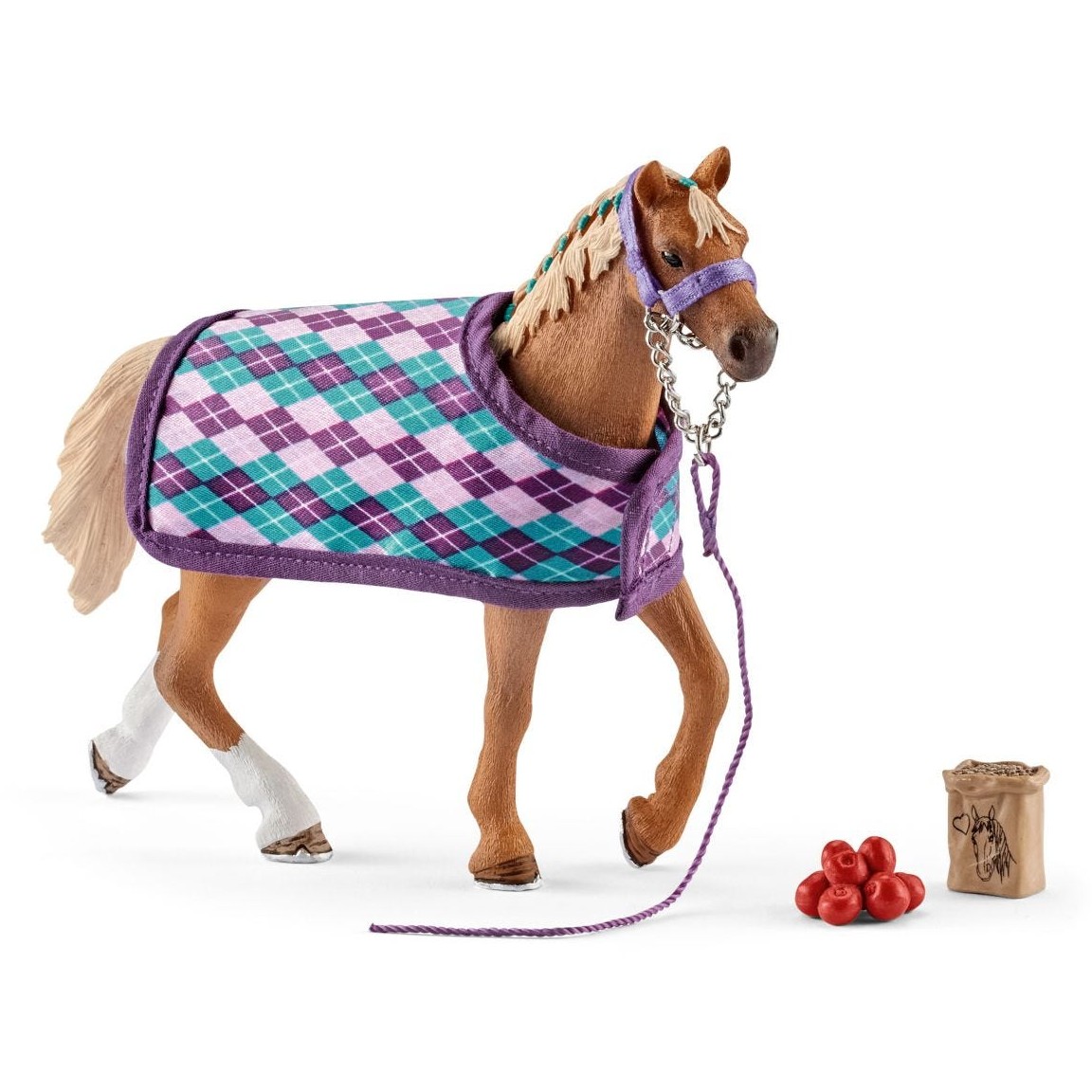 Schleich Horse Club 42360 Englisches Vollblut mit Decke