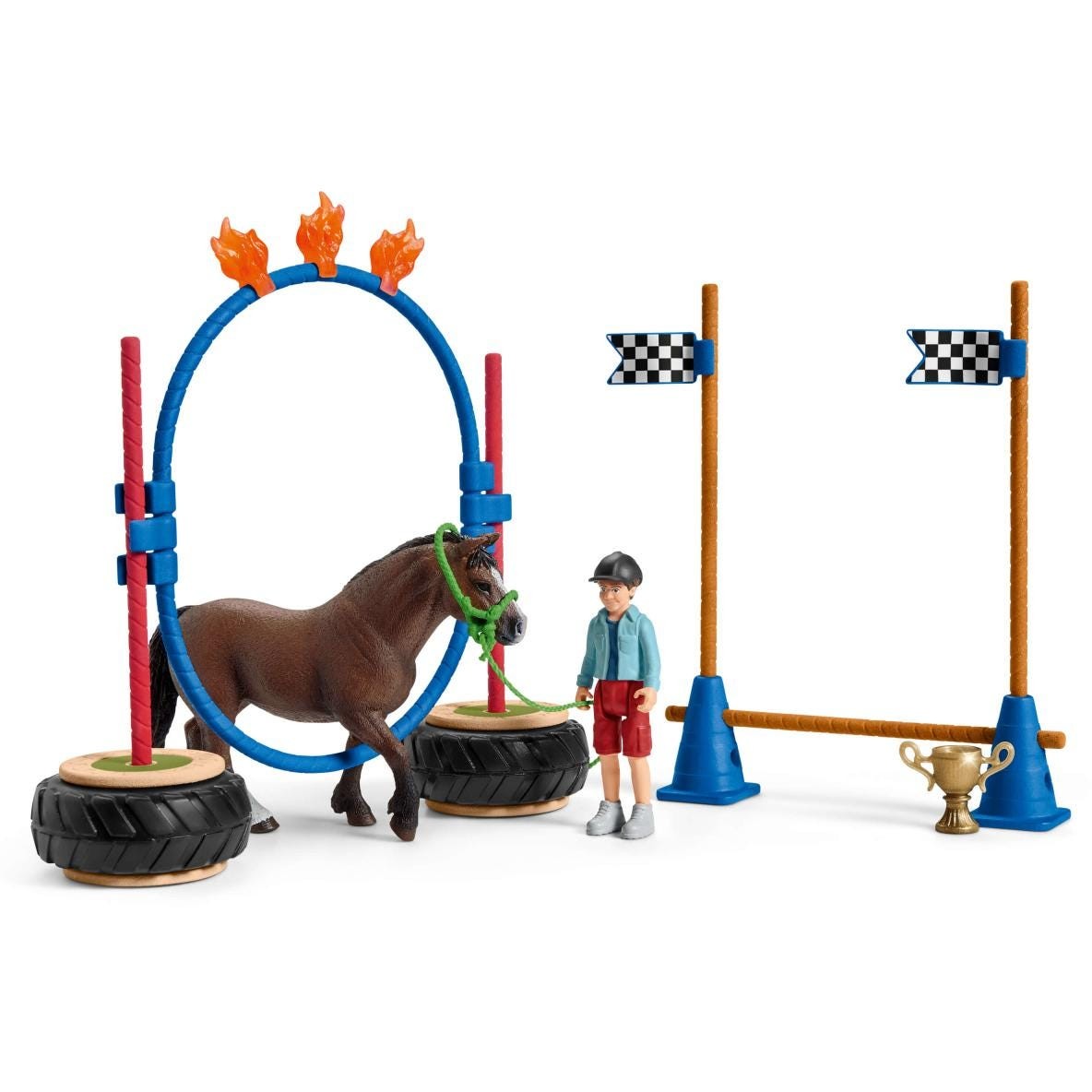 Schleich Farm World 42482 Pony Agility Rennen