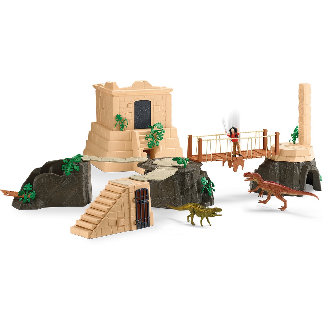 Schleich Dinosaurs 42656 Dino Tempel-Eroberung Mega-Set