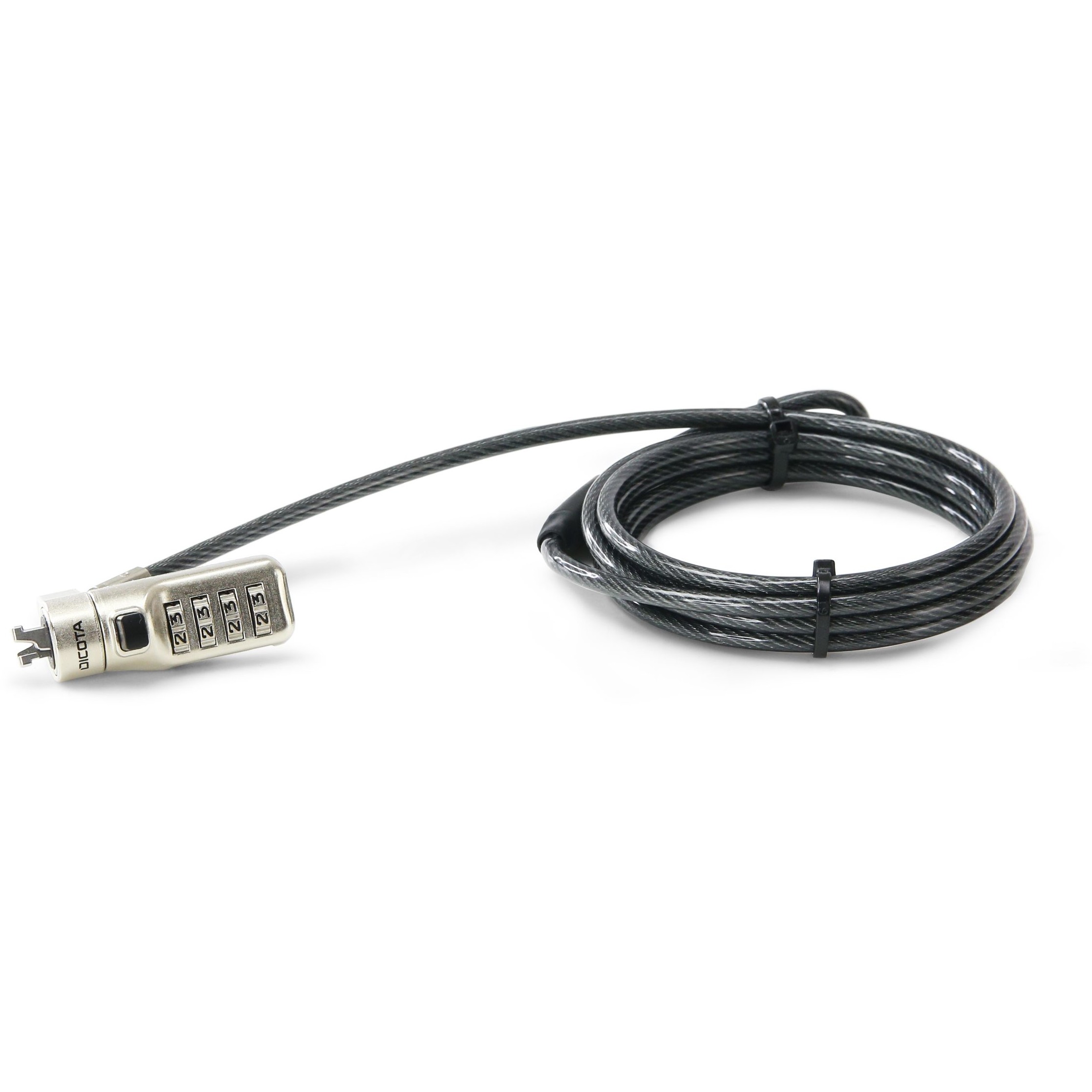 Dicota Security Cable N-Lock combi./res. 2.5x6mm slot.single