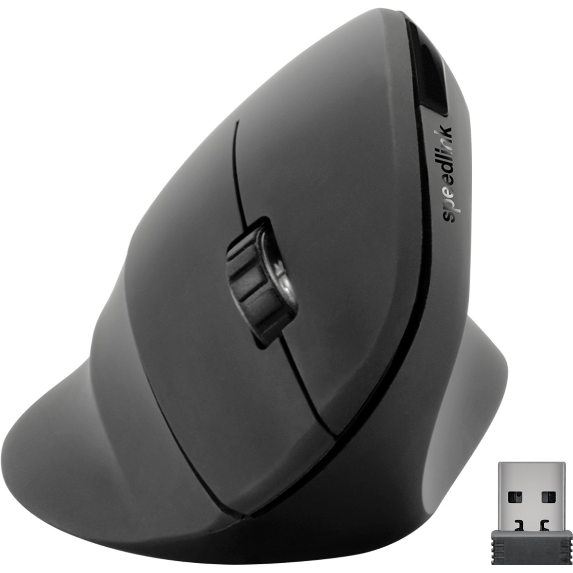 Speedlink Maus PIAVO. Ergonomie Vertikal. kabellos. schwarz retail
