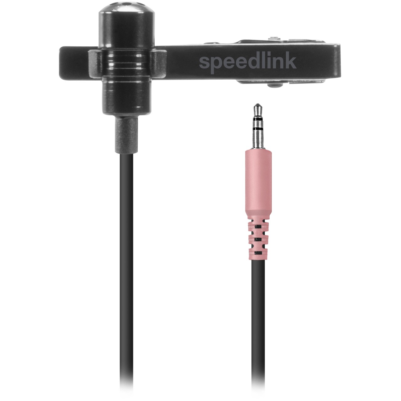 Speedlink Mikrofon SPES. zum Anstecken. Metalclip. schwarz retail