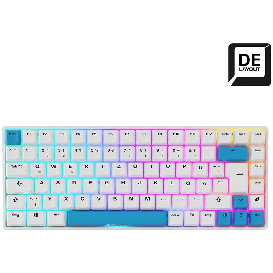 Sharkoon SKILLER SGK50 S3 PBT WHITE