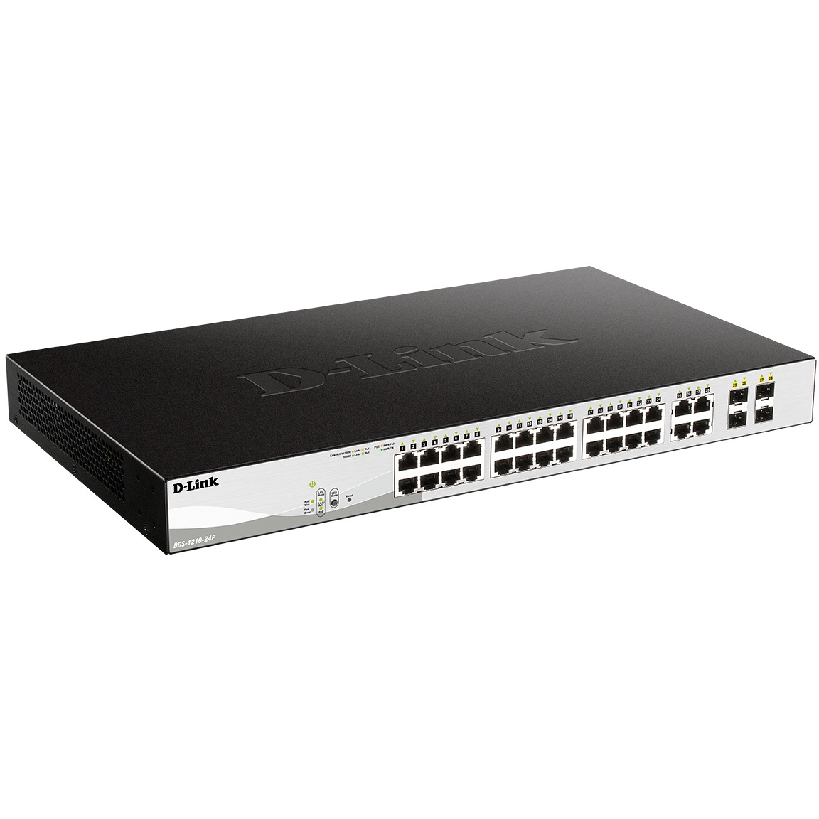 D-Link DGS-1210-24P 24-Port Layer2 PoE Gigabit Smart Managed