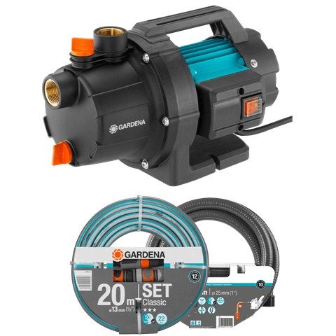 Gardena Gartenpumpe 3000/4 BASIC Set