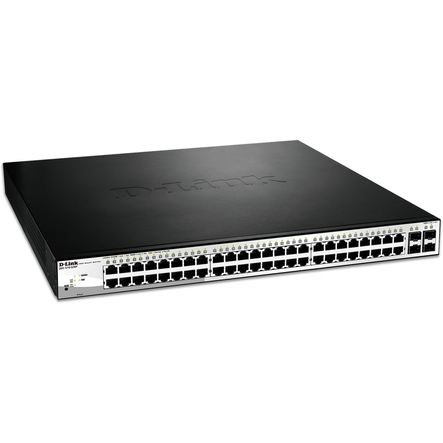 D-Link DGS-1210-52MP 52-Port Layer2 Smart Managed 48x PoE