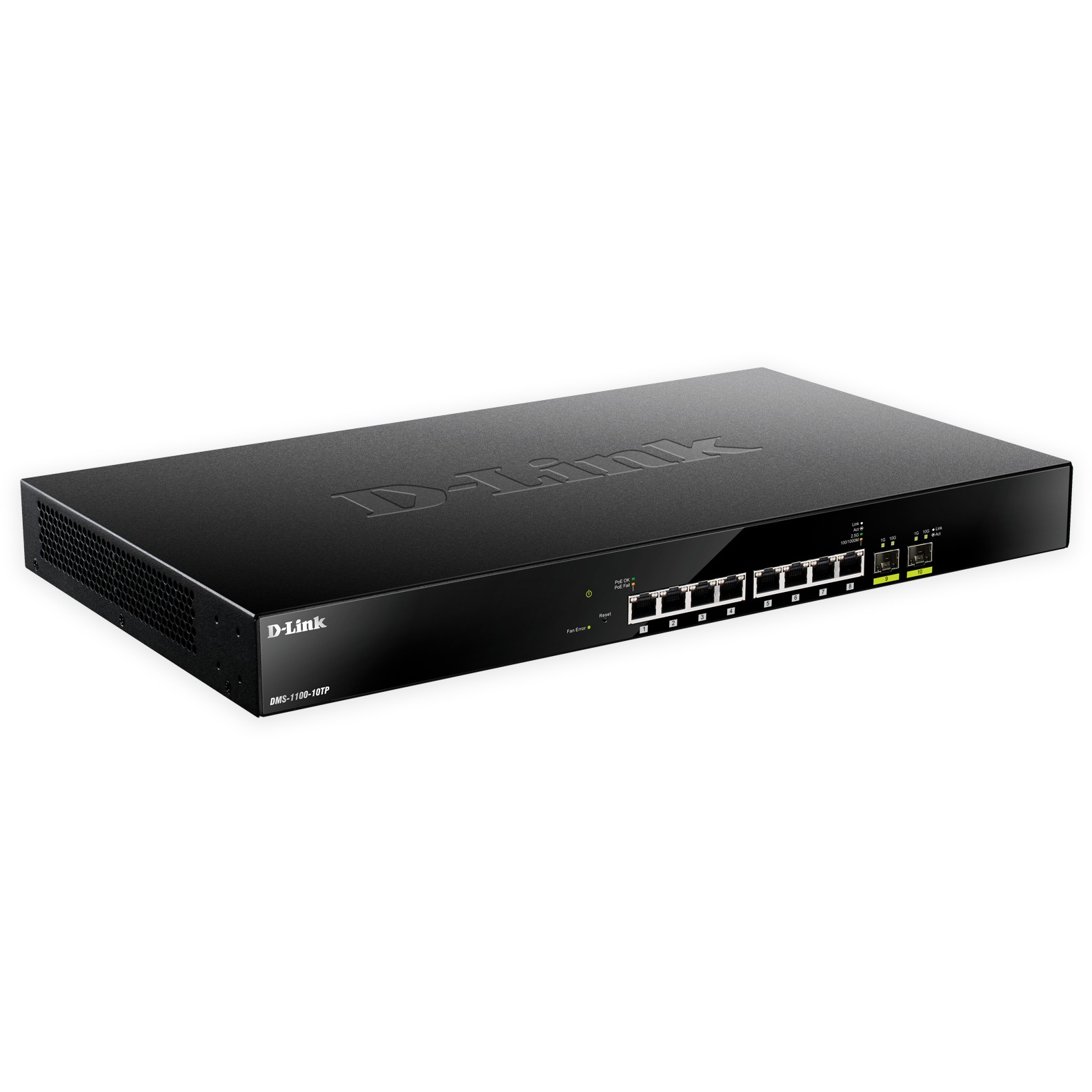 D-Link DMS-1100-10TP 10-Port PoE+ Multi-Gigabit Managed Switch