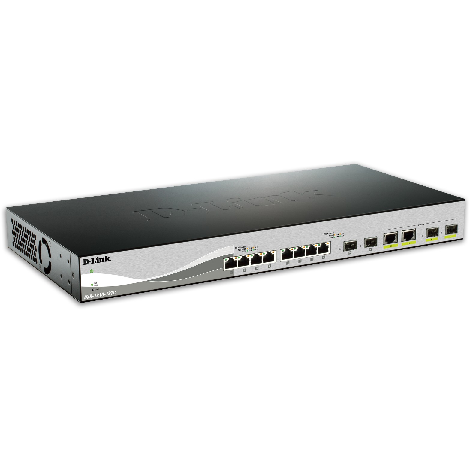 D-Link DXS-1210-12TC/E12-Port Smart Managed 10G Switch 4x SFP+