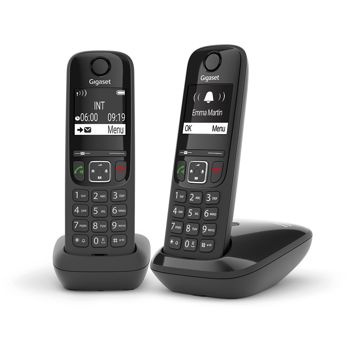 Gigaset AS690 Duo schwarz int.