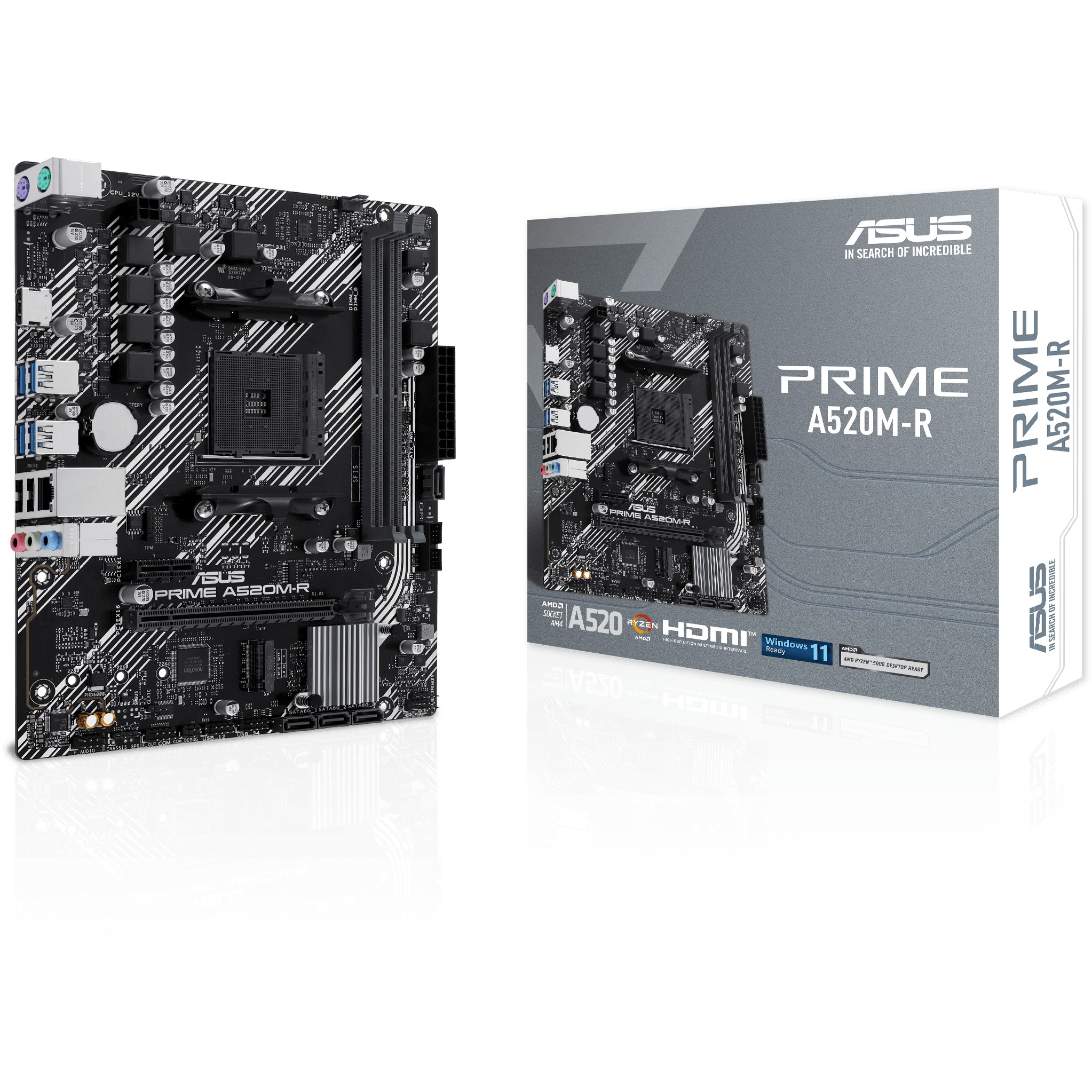 MB ASUS PRIME A520M-R (AMD.AM4.DDR4.mATX)