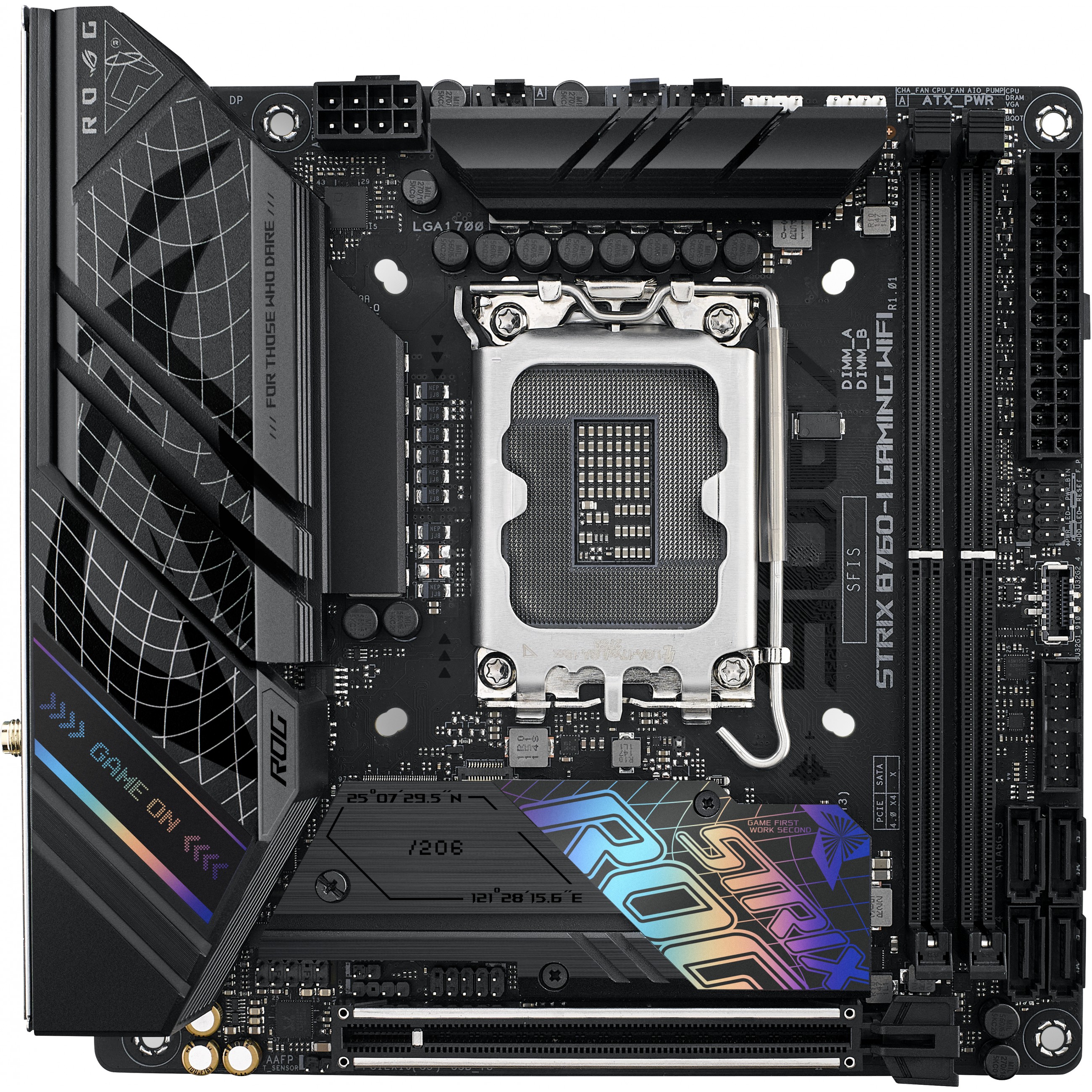ASUS MB B760-I GAMING S.1700 MITX USB3.2 Gen2.USB-C Gen1.Gigabit LAN