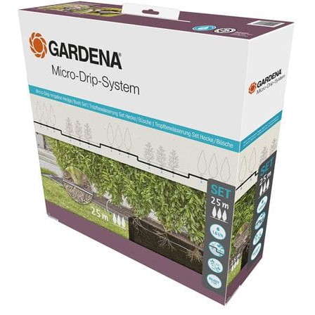 Gardena MDS Tropfbewässerung Set Hecke/Sträucher (25 m)