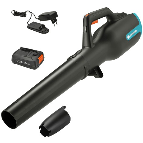 Gardena Akku-Bläser PowerJet 18V P4A Ready-To-Use Set