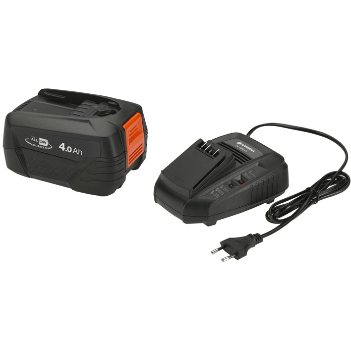 Gardena Starter-Kit P4A PBA 18V/72 4.0 Ah + AL 1830 CV