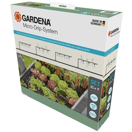 Gardena MDS Tropfbewässerung Set Hochbeet/Beet 35 Pflanzen