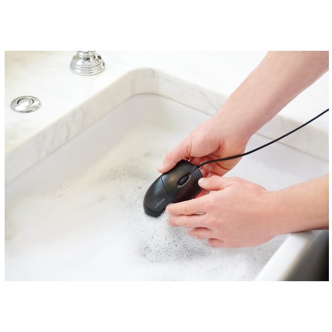 Kensington Maus Pro Fit abwaschbar. wasserdicht. schwarz