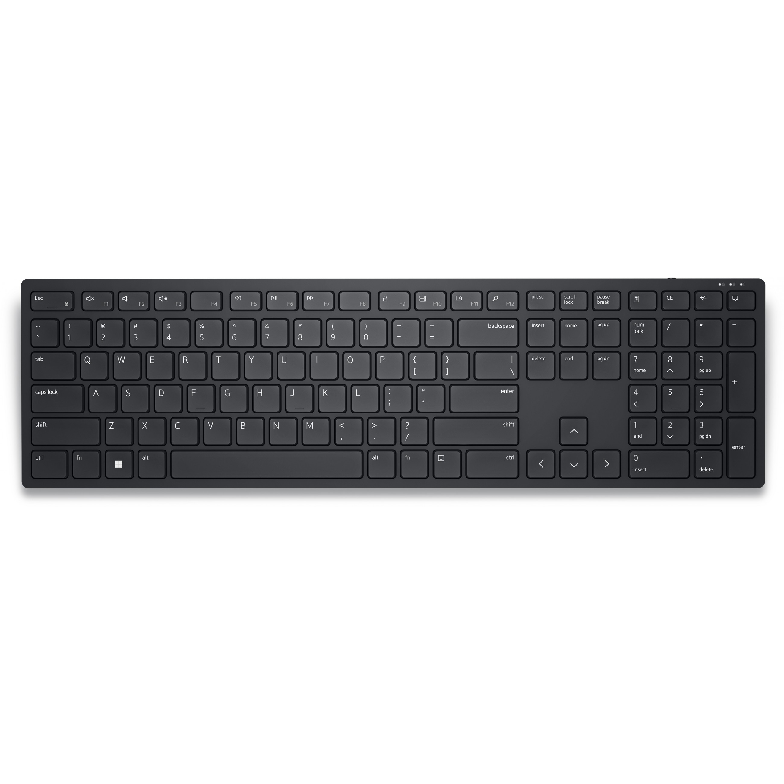 DELL KB500 - Tastatur - kabellos - 2.4 GHz - QWERTZ schwarz