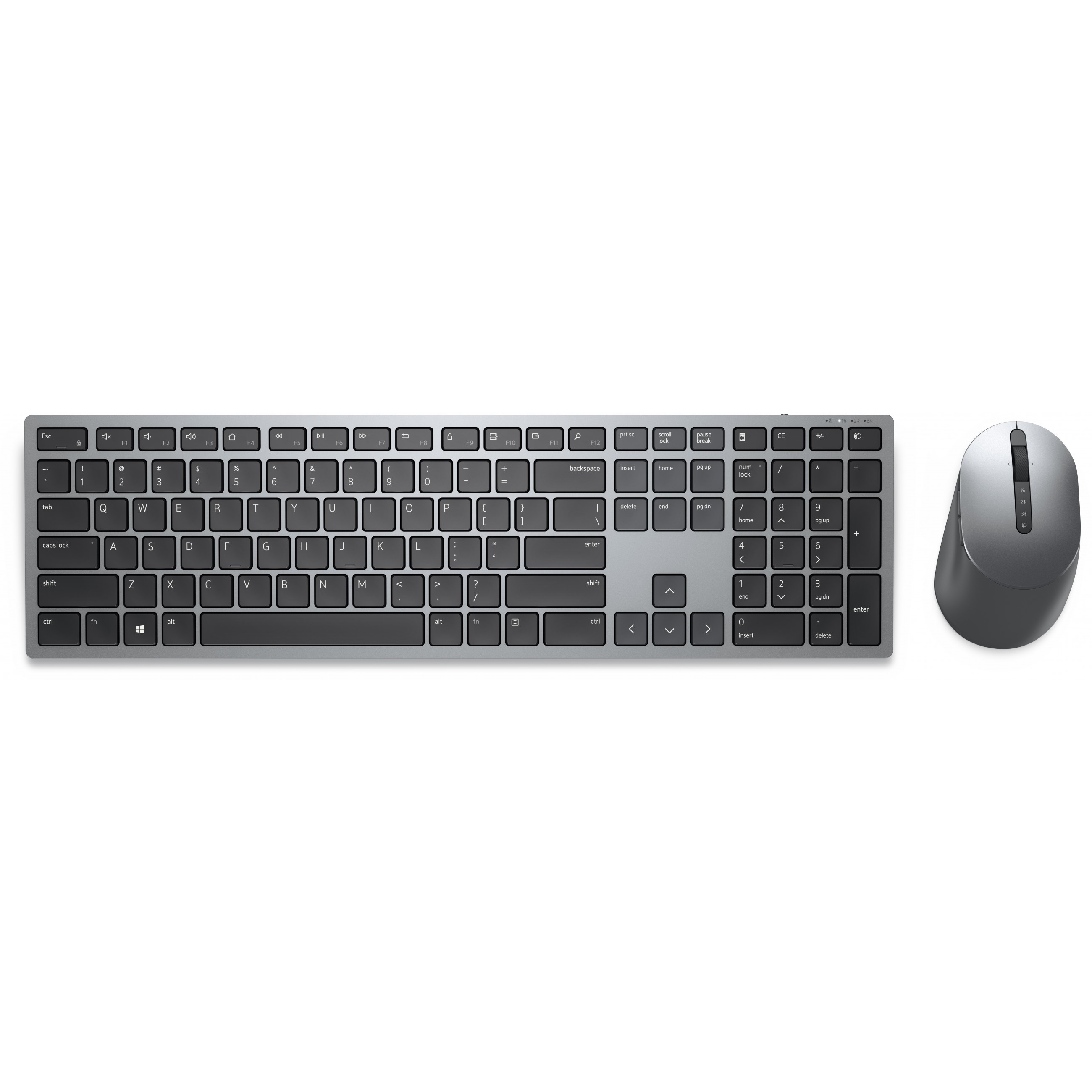 DELL Premier Multi-Device Wireless Keyboard and Mouse - KM7321W - US International QWERTY