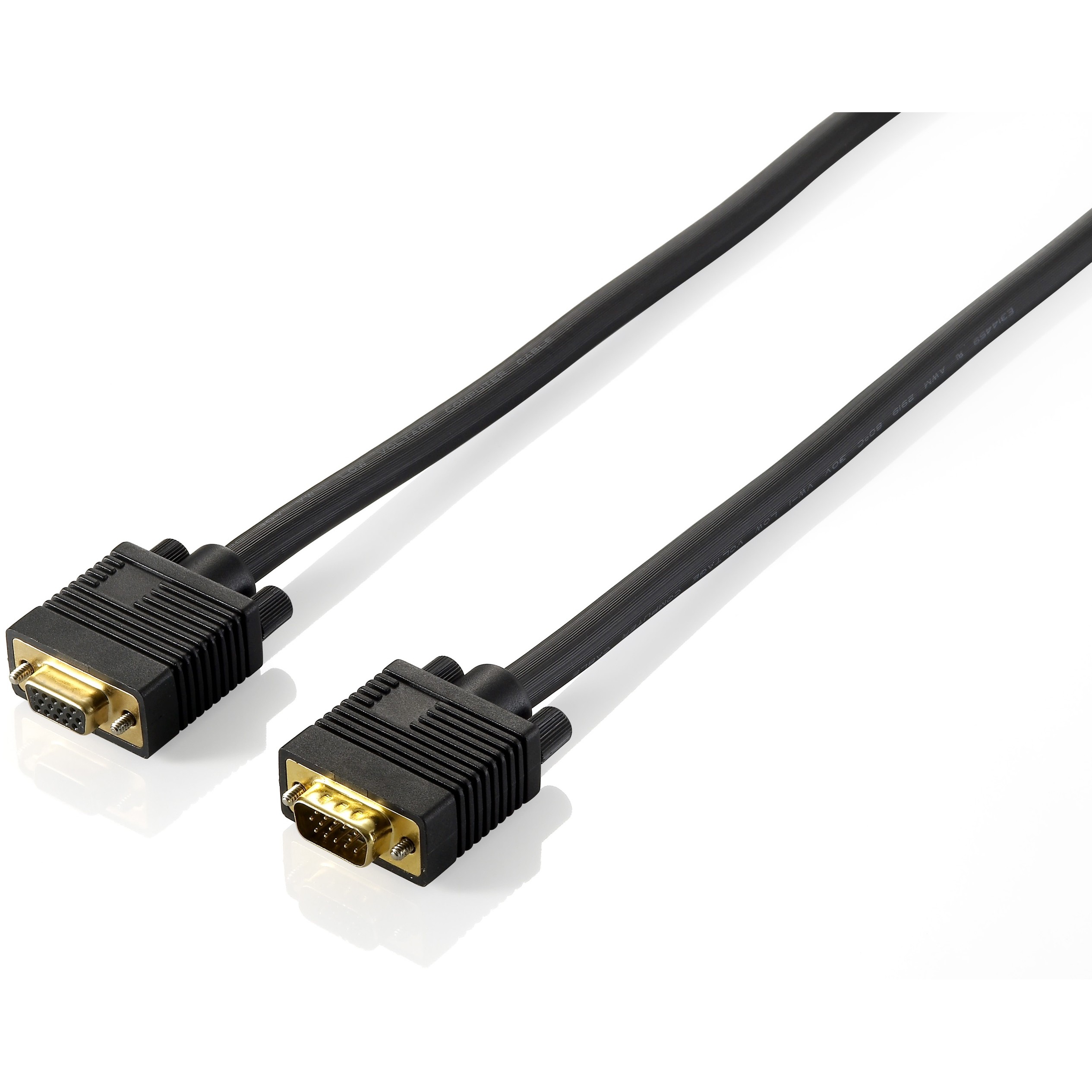 Equip VGA Kabel Verl. HD15 St/Bu 1.80m 1024x 768/60Hz sw Blister