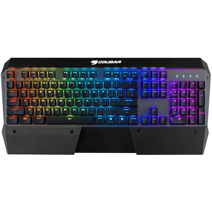 COUGAR Gaming Tastatur Attack X3 RGB Mech. Cherry MX silber