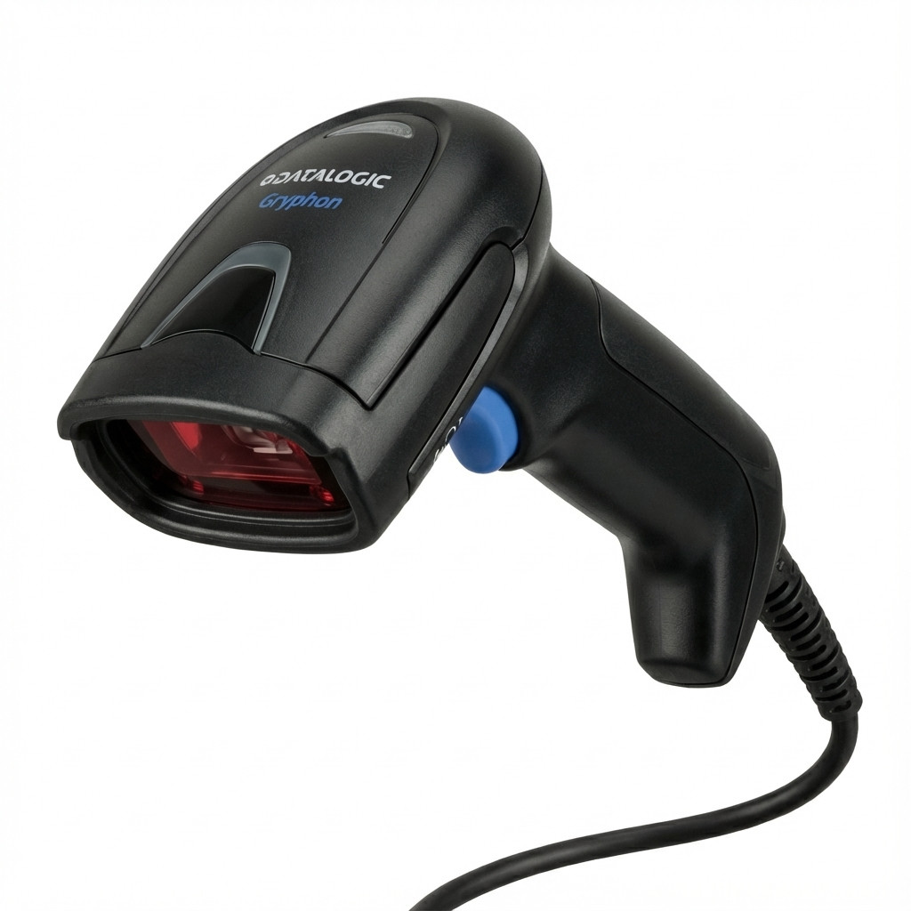 Datalogic GD4290 - Tragbares Barcodelesegerät - 1D - Linear - Kabelgebunden - RS-232 - USB - Schwarz