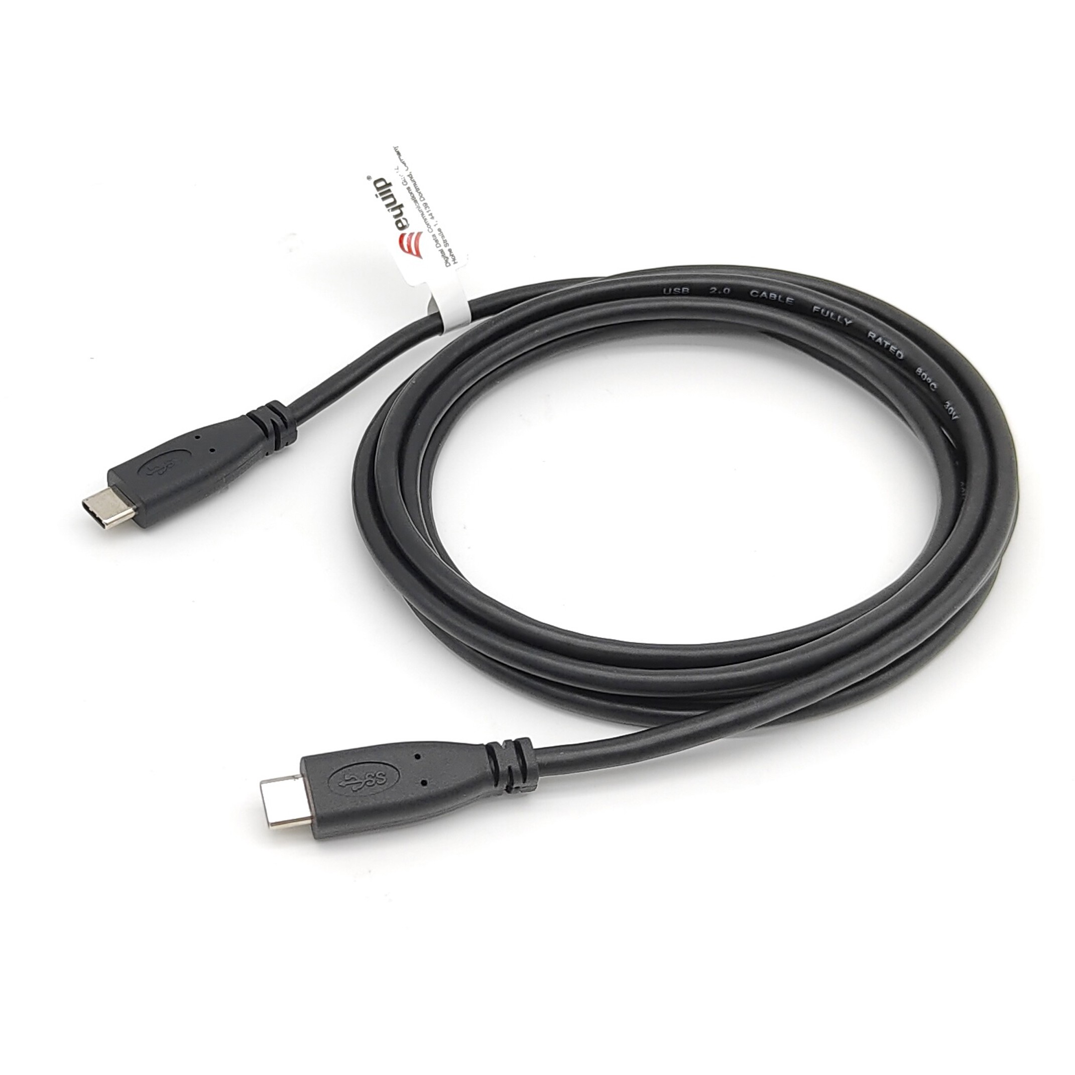 Equip Kabel USB-A 2.0 -> C St/St 3.00m 3A 480Mbps sw