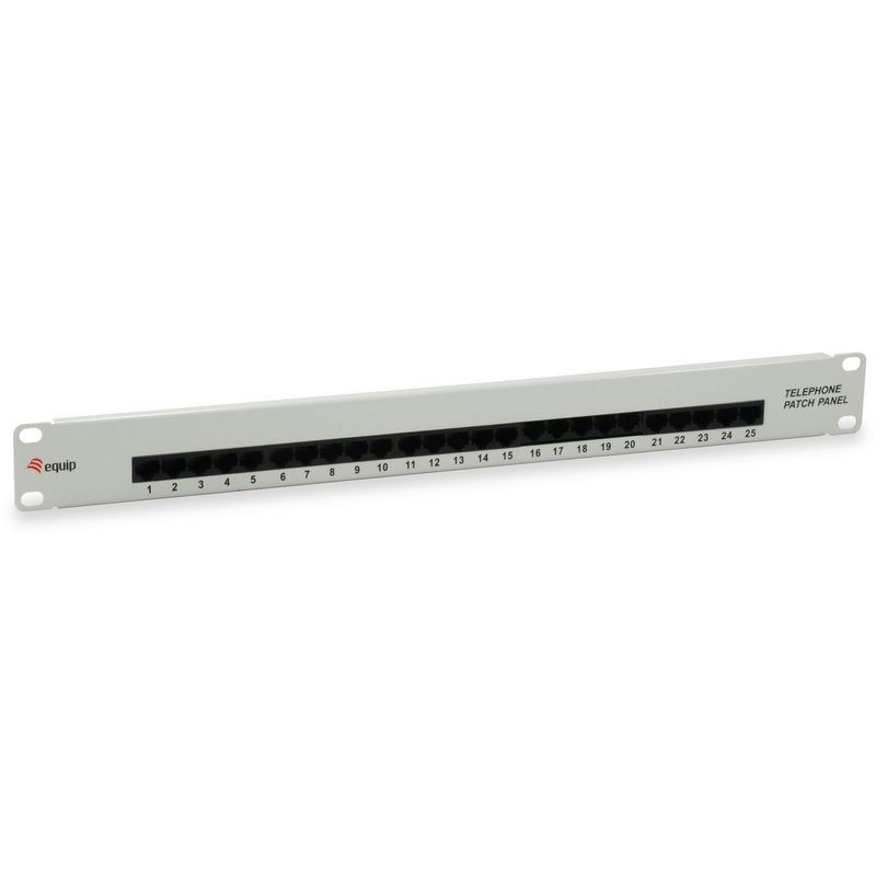 Equip Patchpanel 25x RJ45 Cat3 19