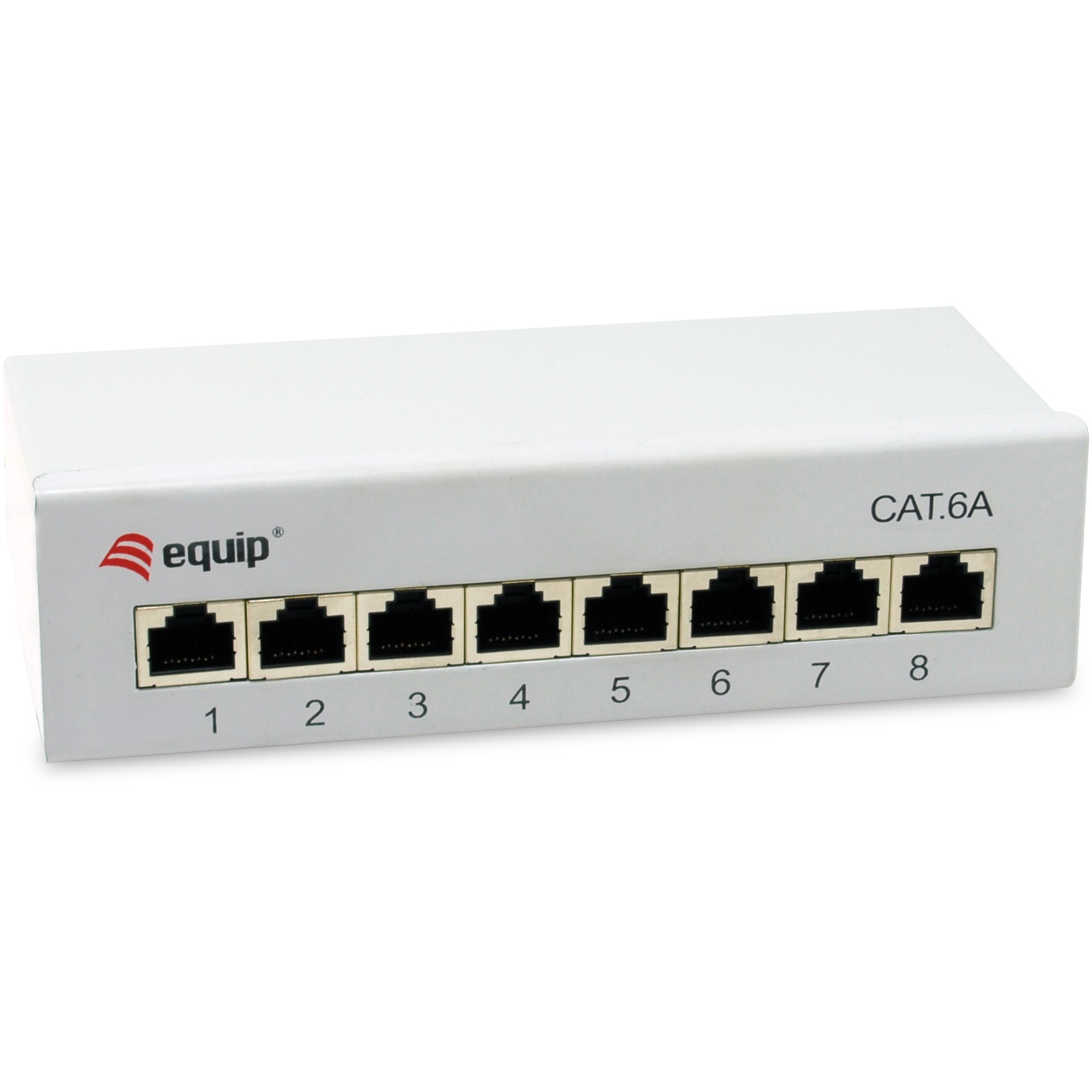 Equip Patchpanel 8x RJ45 Cat6A FTP 1HE Keystone Montage gr