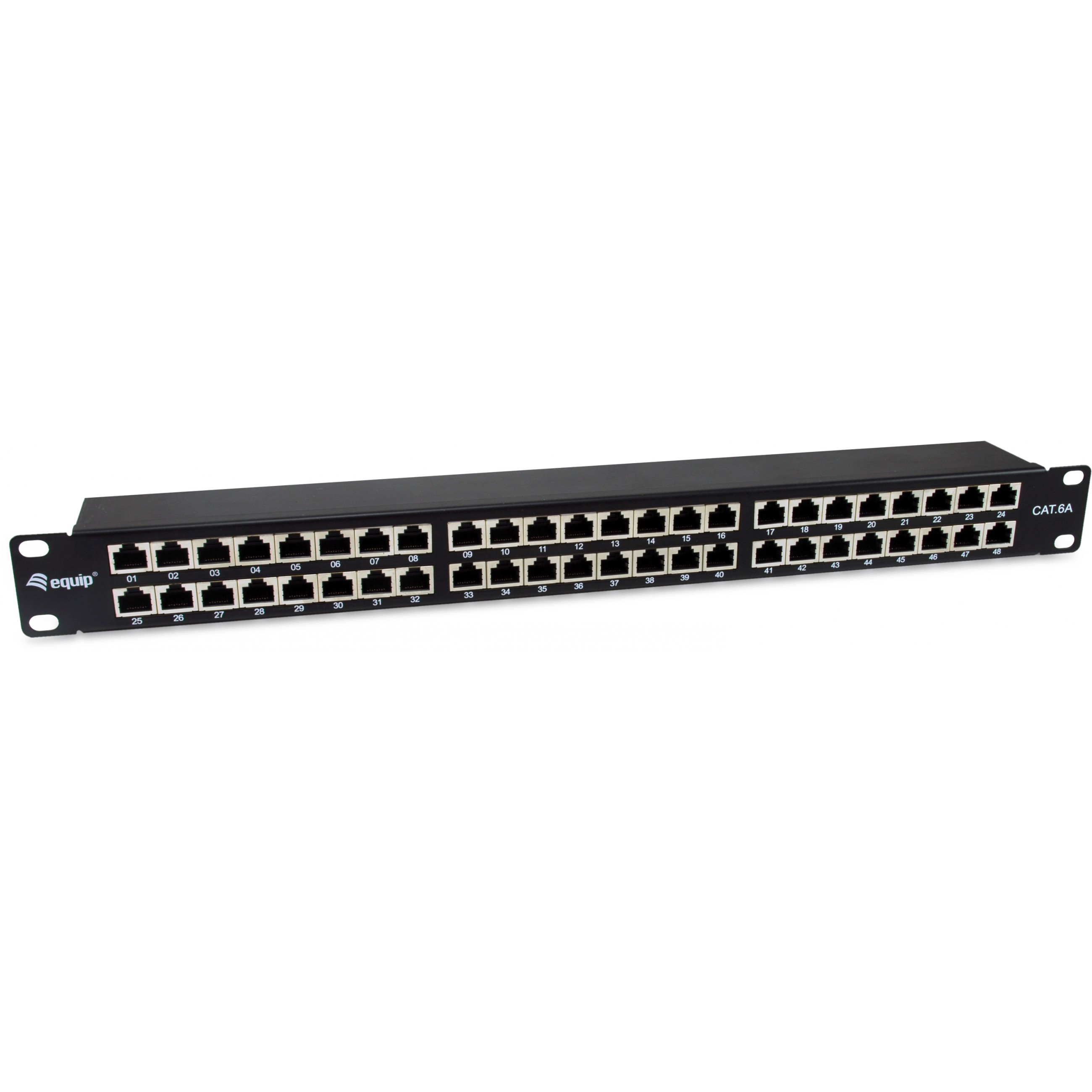Equip Patchpanel 48x RJ45 Cat6A 19
