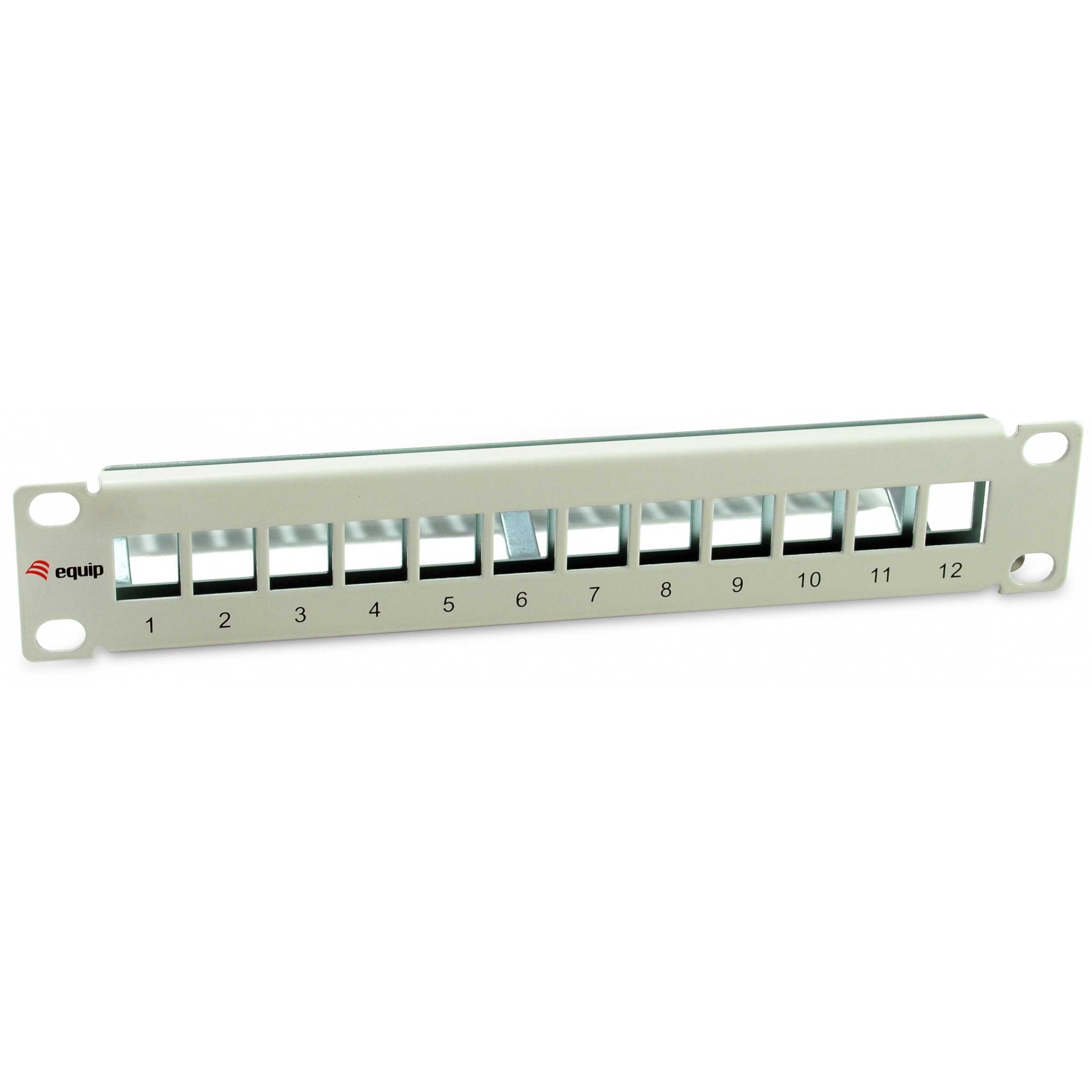 Equip Patchpanel 12x Cat6A 10