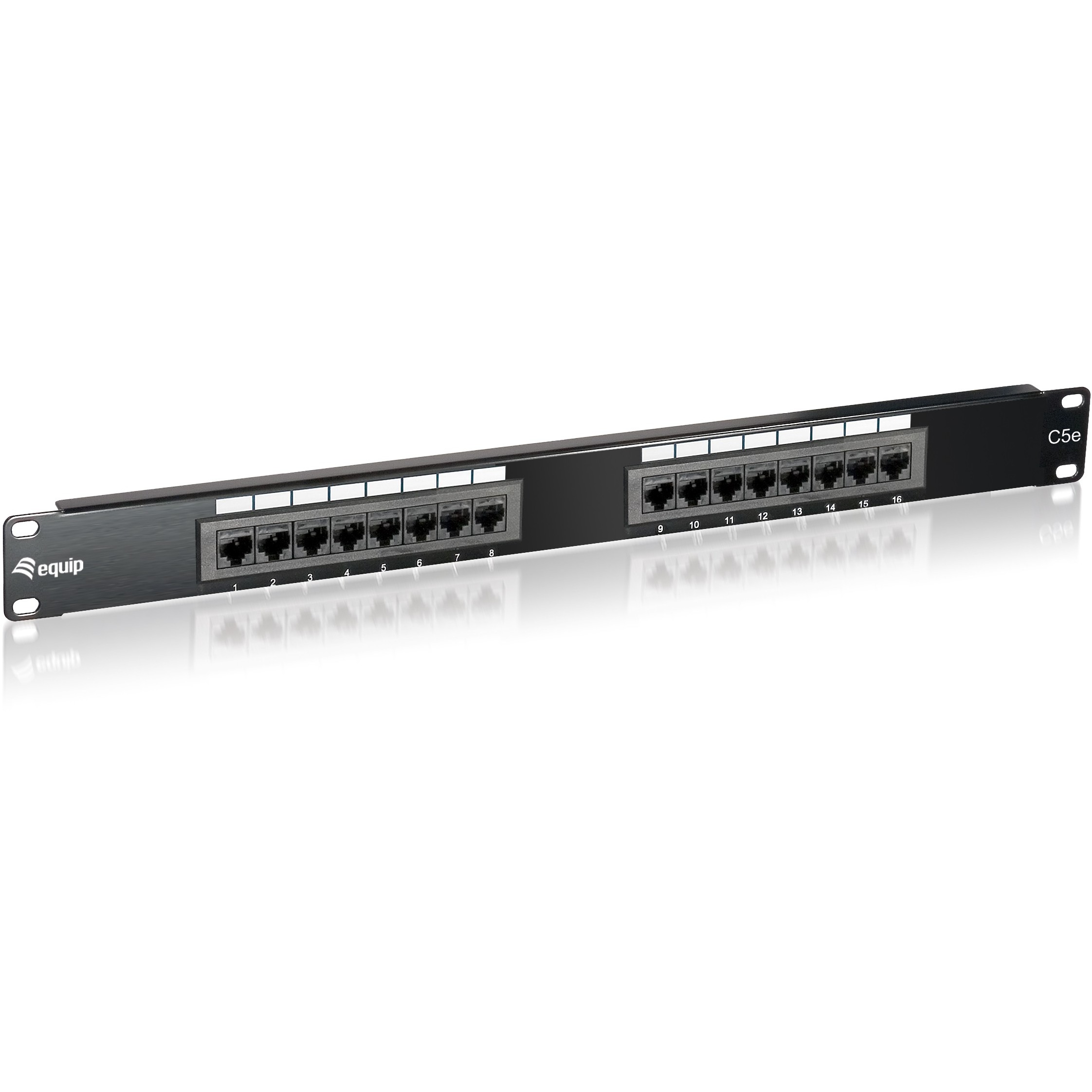 Equip Patchpanel 16x RJ45 Cat5e 19