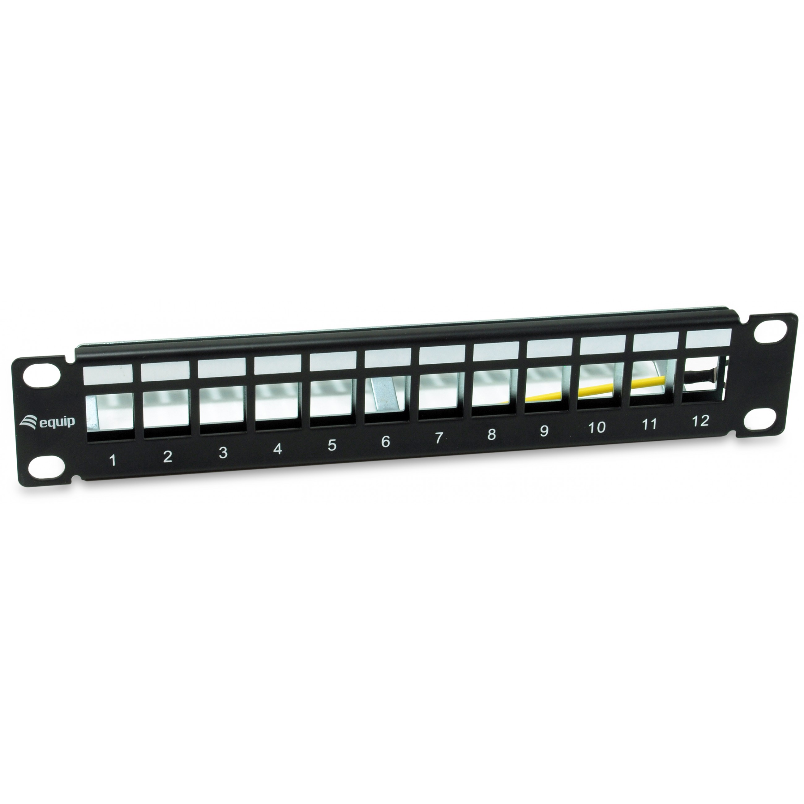 Equip Patchpanel 12x Cat6A 10