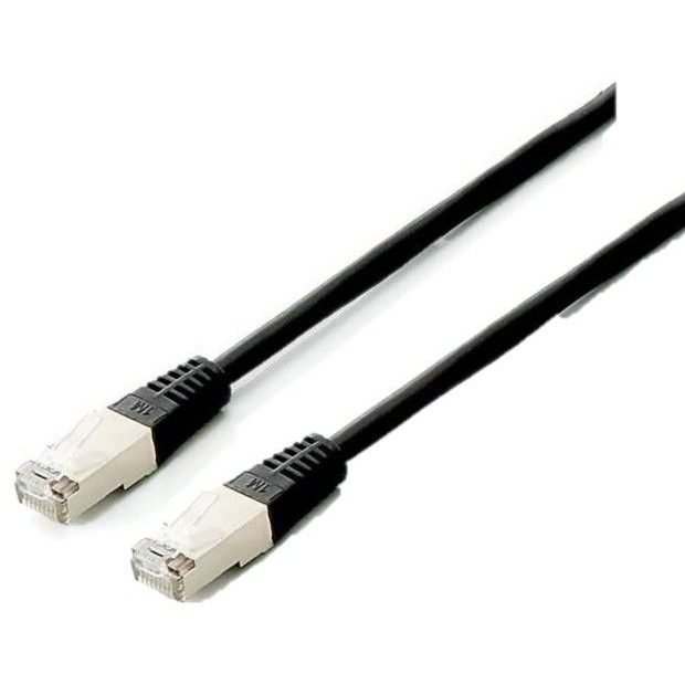 Equip Patchkabel Cat6A S/FTP 2xRJ45 20.00m sw Plat.LSZH Polybeutel