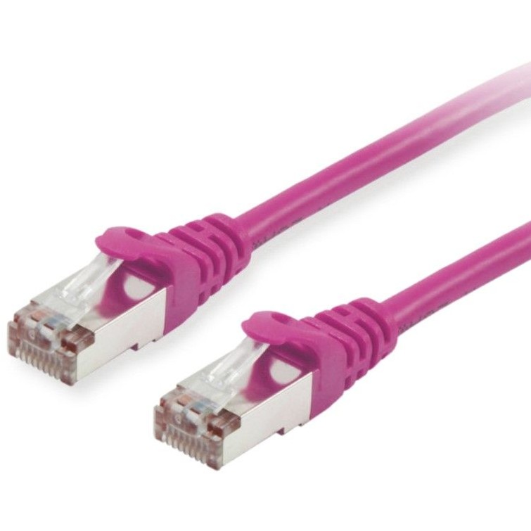 Equip Patchkabel Cat6 S/FTP 2xRJ45 10.00m violet LSZH Polybeutel